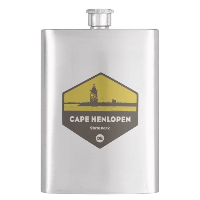 Cape Henlopen State Park Flask (Front)