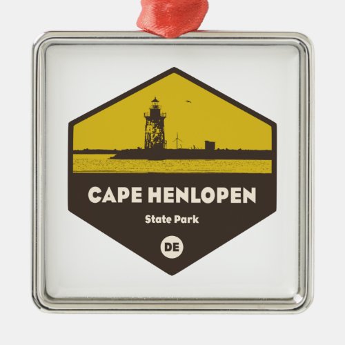 Cape Henlopen State Park Metal Ornament