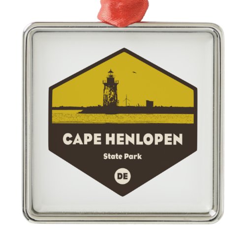 Cape Henlopen State Park Metal Ornament