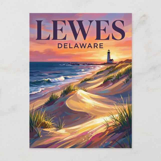 Cape Henlopen State Park USA Postcard (Front)