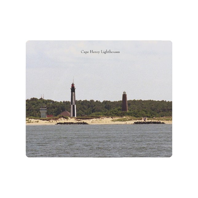 Cape Henry Lighthouse metal wall art (Front)
