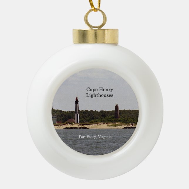 Cape Henry Lighthouse ornament (Front)