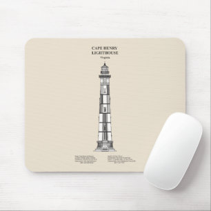 Cape Henry Lighthouse - Virginia - SBD Mouse Pad
