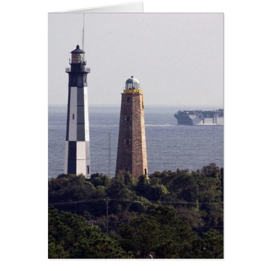 Cape Henry Lighthouses Cards (Front)