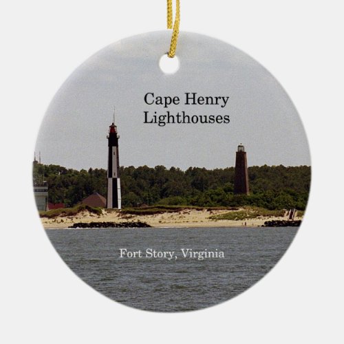 Cape Henry Lighthouses ornament