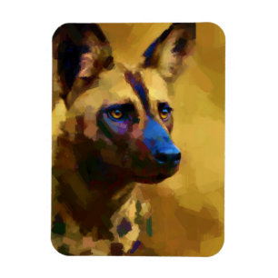 Cape Hunting Dog Magnet