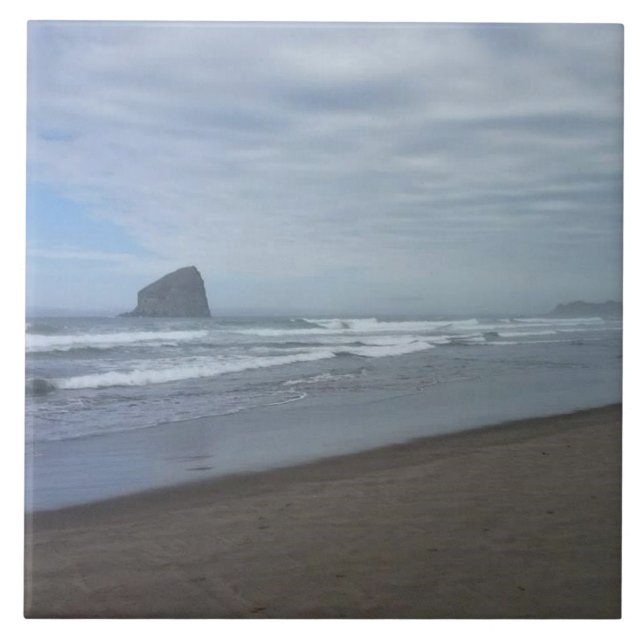 Cape Kiwanda, OR Ceramic Tile (Front)