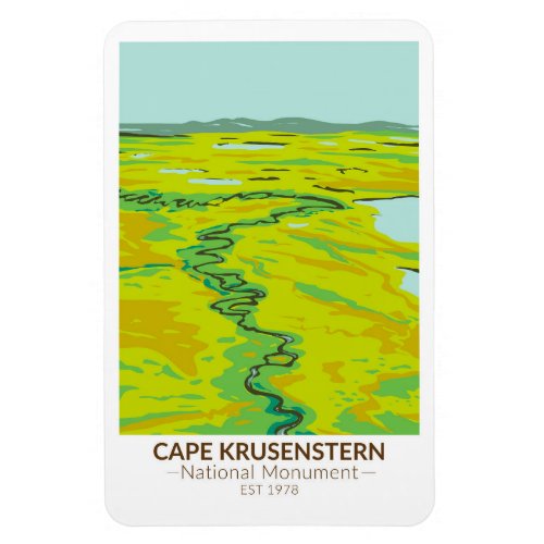 Cape Krusenstern National Monument Tundra River Magnet