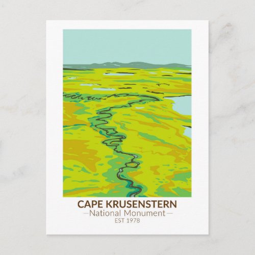 Cape Krusenstern National Monument Tundra River Postcard