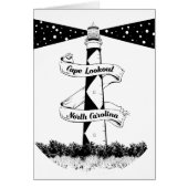 Cape Lookout Lighthouse Black and White (Front)