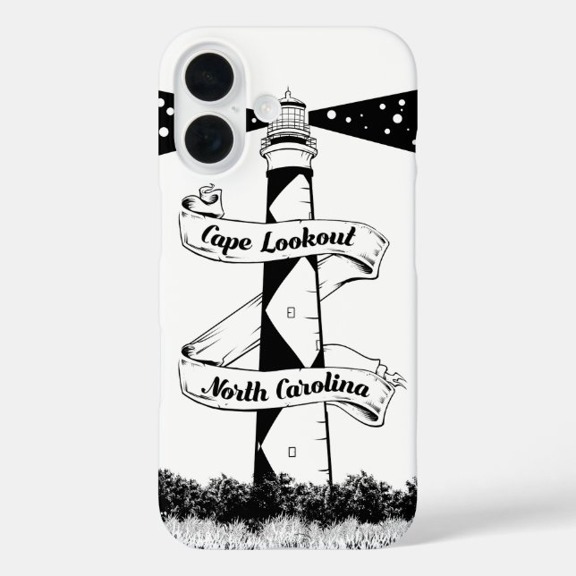 Cape Lookout Lighthouse Case-Mate iPhone Case (Back)