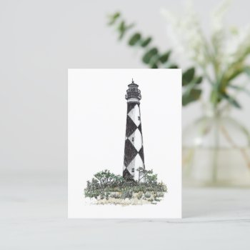 Cape Lookout Lighthouse Postcard by Eclectic_Ramblings at Zazzle