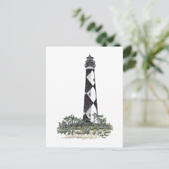 Cape Lookout Lighthouse Postcard (Standing Front)