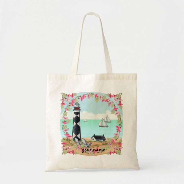 Cape Lookout Lighthouse  Tote Bag (Front)
