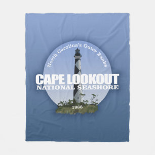 Cape Lookout National Seashore Fleece Blanket