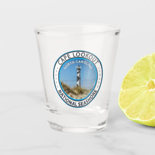 Cape Lookout National Seashore North Carolina Shot Glass