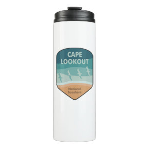 Cape Lookout National Seashore Seagulls Thermal Tumbler