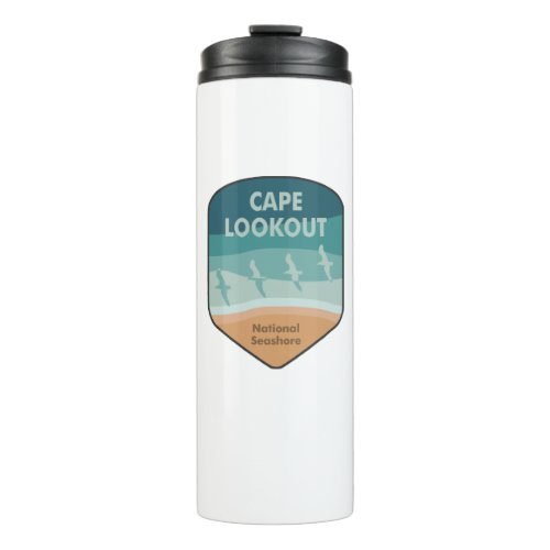 Cape Lookout National Seashore Seagulls Thermal Tumbler