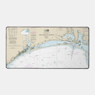 Cape Lookout to New River Nautical Chart 11543 Desk Mat