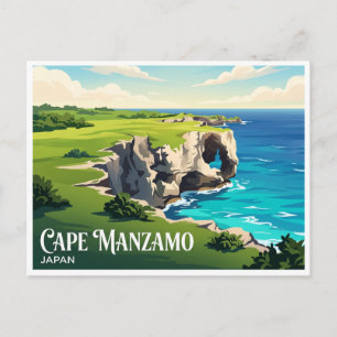 Cape Manzamo Onna Japan Postcard
