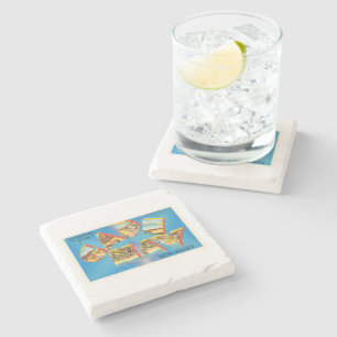 Cape May #2 New Jersey NJ Vintage Travel Postcard- Stone Coaster