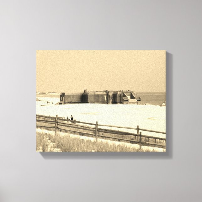 Cape May Bunker Canvas Print (Front)