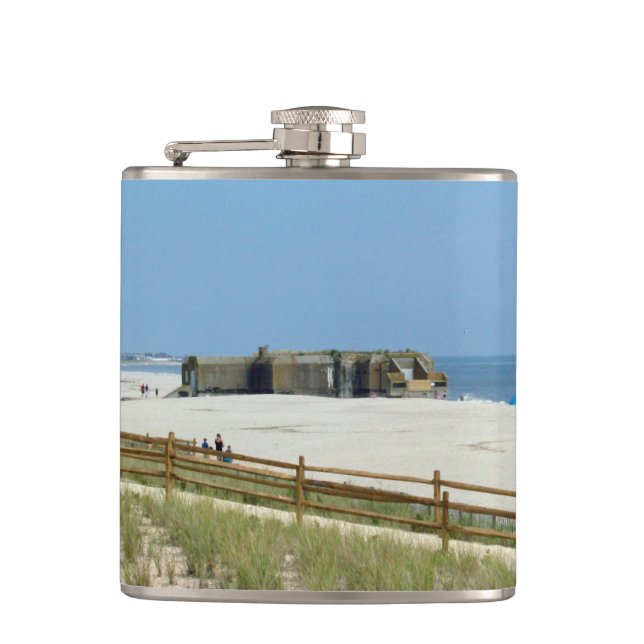 Cape May Bunker Flask (Front)