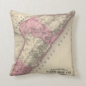 Cape May County  Nj Throw Pillow by davidrumsey at Zazzle