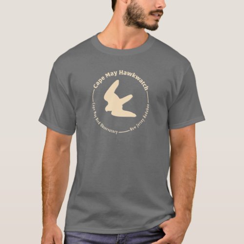Cape May Hawkwatch _logo on front T_Shirt