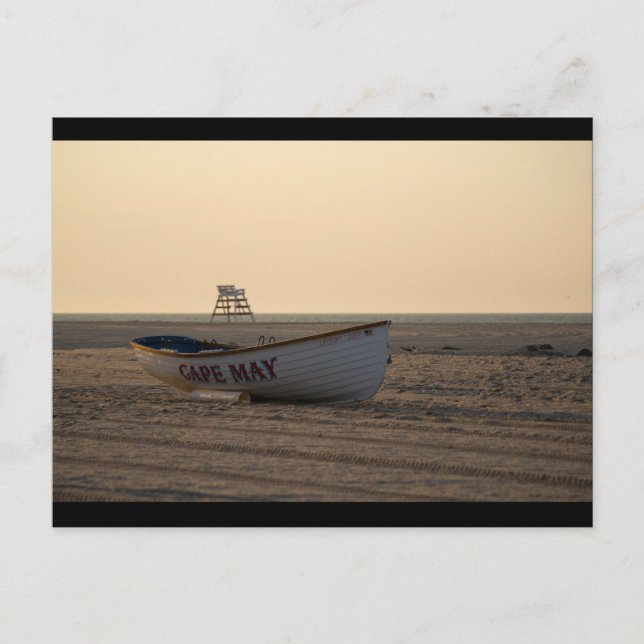 Cape May lifeboat Postcard (Front)