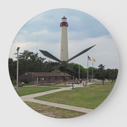 Cape May Lighhouse Large Clock