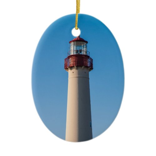 Cape May Light Ceramic Ornament
