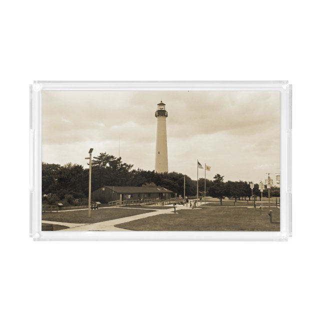 Cape May Lighthouse Acrylic Tray (Front)