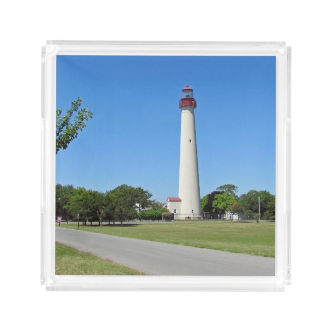 Cape May Lighthouse Acrylic Tray (Front)