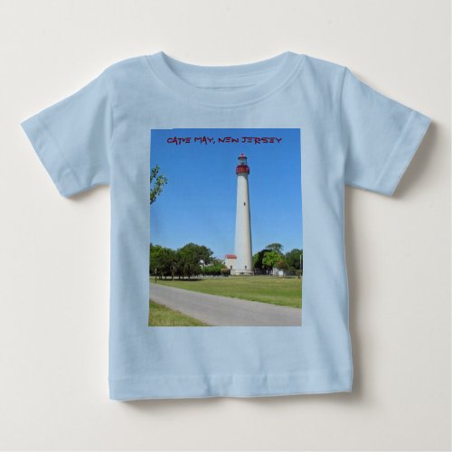 Cape May Lighthouse Baby T_Shirt
