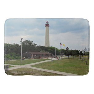 Cape May Lighthouse Bathroom Mat