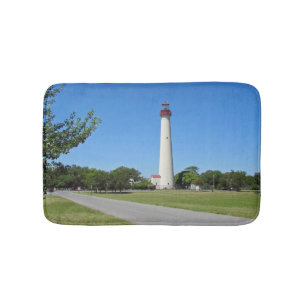 Cape May Lighthouse Bathroom Mat