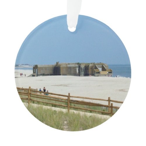 Cape May Lighthouse &amp; Bunker Ornament