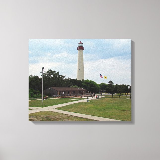 Cape May Lighthouse Canvas Print (Front)