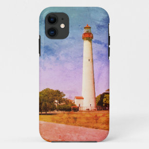 Cape May Lighthouse Canvas Print iPhone 11 Case