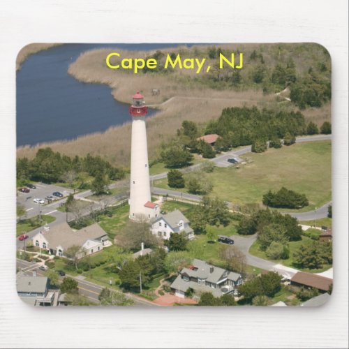 Cape May Lighthouse Cape May NJ Mouse Pad