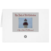 Cape May Lighthouse Cards (Back Horizontal)