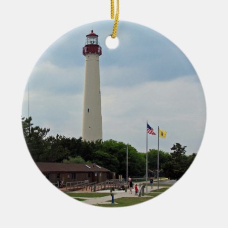 Cape May, Lighthouse Ceramic Ornament