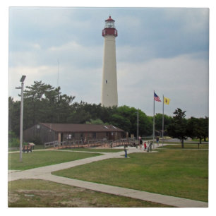 Cape May Lighthouse Ceramic Tile
