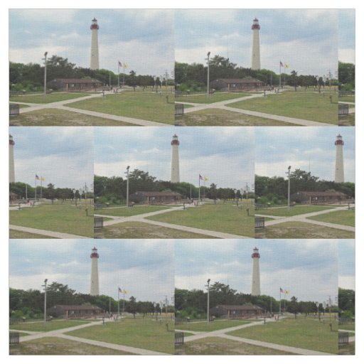 Cape May Lighthouse Fabric