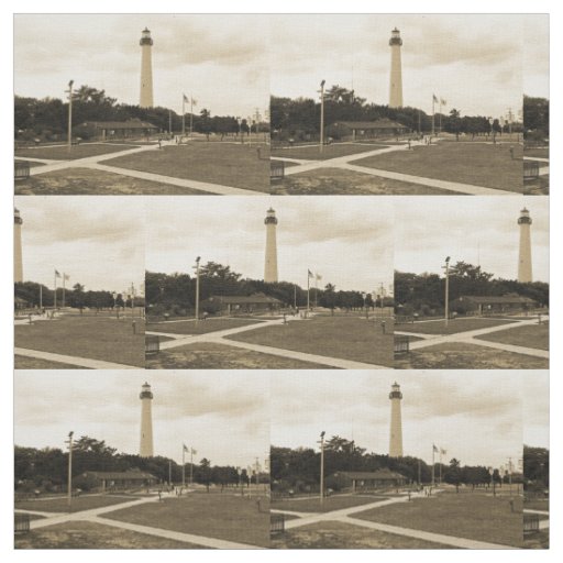 Cape May Lighthouse Fabric
