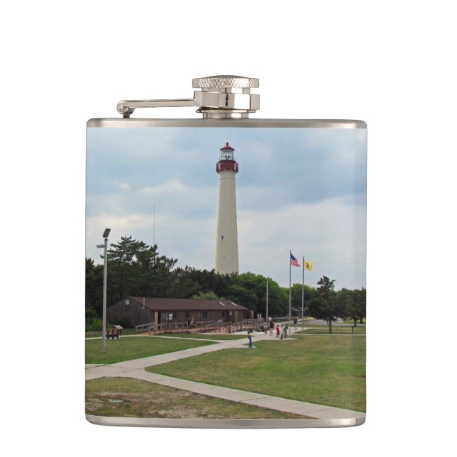 Cape May Lighthouse Flask (Front)