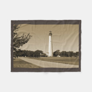 Cape May Lighthouse Fleece Blanket