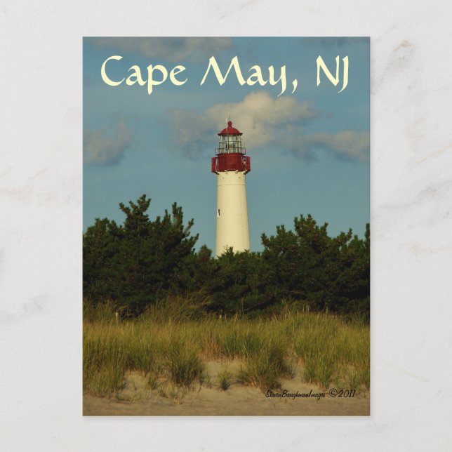 Cape May Lighthouse greeting card/postcard Postcard (Front)