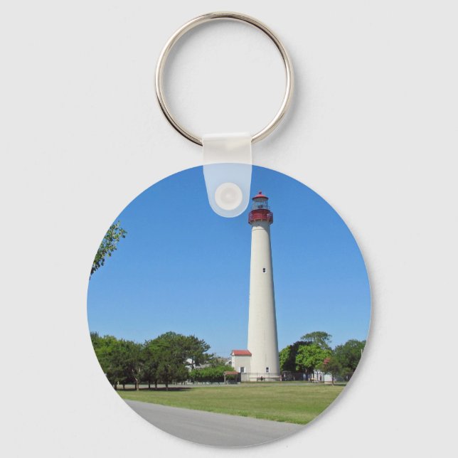 Cape May Lighthouse Keychain (Front)